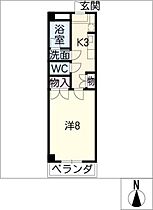 Ｍ・ディライト  ｜ 岐阜県岐阜市折立（賃貸マンション1K・2階・24.60㎡） その2