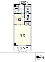 アメリアコート2001  ｜ 岐阜県岐阜市正木北町（賃貸マンション1K・2階・33.30㎡） その2