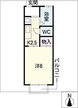 アミューズメントハウス　（東）  ｜ 岐阜県大垣市中川町2丁目（賃貸アパート1K・2階・20.00㎡） その2