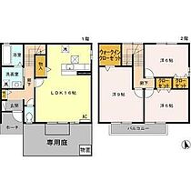 リビングタウン中野II 003 ｜ 岐阜県大垣市中野町2丁目6番地（賃貸テラスハウス3LDK・1階・92.40㎡） その2