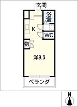 リバーフラッツ  ｜ 岐阜県大垣市北方町1丁目（賃貸マンション1R・4階・24.75㎡） その2