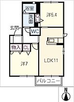 グレースメゾン小柳　Ｌ棟  ｜ 岐阜県安八郡輪之内町四郷（賃貸アパート2LDK・2階・53.01㎡） その2