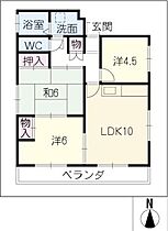 ＫＩＤＯ　ＨＡＩＴＳＵ2  ｜ 岐阜県大垣市木戸町（賃貸マンション3LDK・2階・64.00㎡） その2