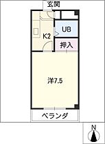 サンピアカワイ  ｜ 岐阜県大垣市世安町2丁目（賃貸マンション1K・3階・19.60㎡） その2