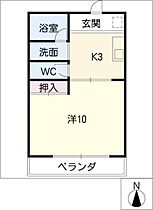 サンライト北島  ｜ 岐阜県大垣市室本町4丁目（賃貸マンション1K・2階・32.00㎡） その2