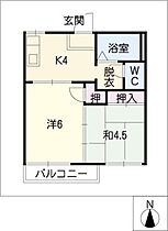 フェニックス飛鳥  ｜ 岐阜県各務原市鵜沼川崎町1丁目（賃貸アパート2K・1階・30.00㎡） その2