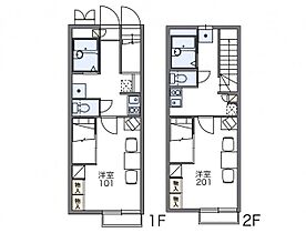 レオパレスＣｏｍｆｏｒｔＡ 202 ｜ 岐阜県美濃加茂市山手町2丁目74（賃貸アパート1K・2階・26.08㎡） その2