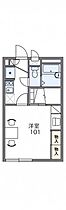 レオパレスラ　シェーヌ可児 105 ｜ 岐阜県可児市下恵土字高田5437-1（賃貸アパート1K・1階・23.18㎡） その2