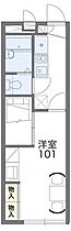 レオパレスＫＩＺＡＷＡ 103 ｜ 岐阜県美濃加茂市太田町字天王後486-1（賃貸アパート1K・1階・22.35㎡） その2