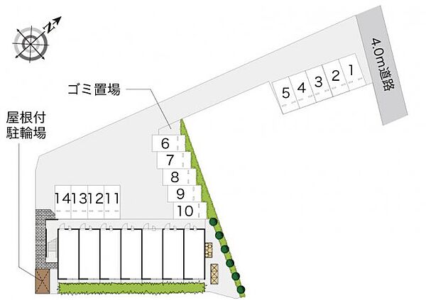 レオパレス愛宕 203｜岐阜県可児市下恵土(賃貸アパート1K・2階・23.18㎡)の写真 その3