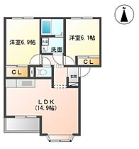 セント・アンドリュース  ｜ 岐阜県可児市土田（賃貸アパート2LDK・2階・59.40㎡） その9