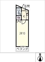 リプレイス牧野  ｜ 岐阜県美濃加茂市牧野（賃貸マンション1K・4階・25.51㎡） その2