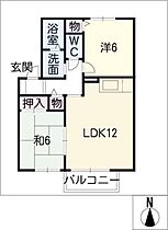 ファミールマルタカＣ  ｜ 岐阜県美濃加茂市田島町1丁目（賃貸アパート2LDK・2階・53.48㎡） その2