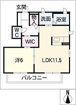 コンフォートヴィラ  ｜ 岐阜県可児市下恵土（賃貸アパート1LDK・1階・47.36㎡） その2