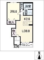 RICHE PROSPERER TO  ｜ 岐阜県可児市塩（賃貸アパート1LDK・1階・44.52㎡） その2