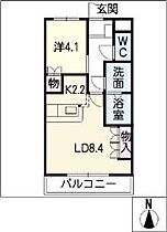 コンフォート宮前  ｜ 岐阜県可児市下恵土（賃貸アパート1LDK・2階・36.00㎡） その2