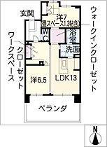 サンクレーア野並ノースコート202号室  ｜ 愛知県名古屋市天白区井の森町（賃貸マンション2LDK・2階・71.70㎡） その2