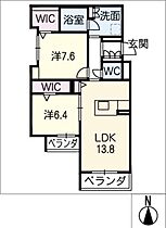 ガーデン黒沢台  ｜ 愛知県名古屋市緑区黒沢台2丁目（賃貸マンション2LDK・2階・71.44㎡） その2