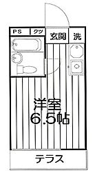マイトピア西荻パート2 ワンルームの間取図画像