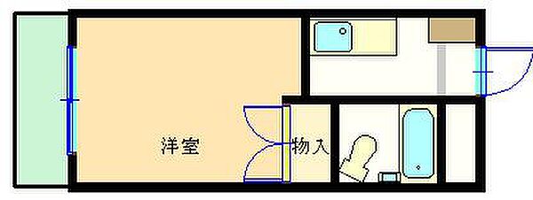 キリマンジャロハウス 105｜神奈川県相模原市中央区淵野辺２丁目(賃貸マンション1K・1階・17.01㎡)の写真 その2