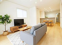 所沢市向陽町　新築未入居物件全2棟A号棟　A号棟 4LDKのリビング/ダイニング