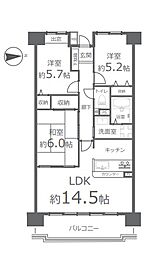 間取図画像 3LDK