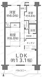間取図画像 3LDK