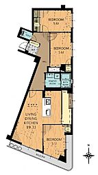 間取図画像 3LDK