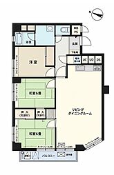 ハイマート久米川 3LDKの間取図画像
