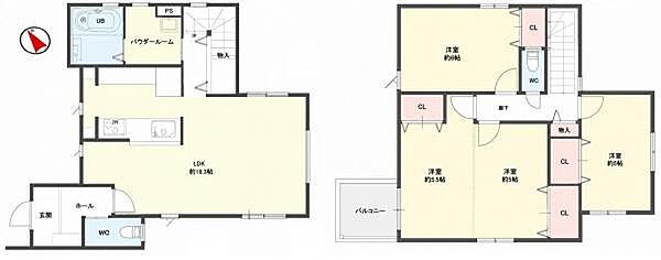 間取りを拡大表示