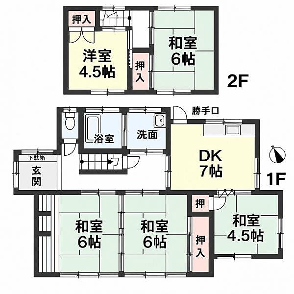 間取りを拡大表示