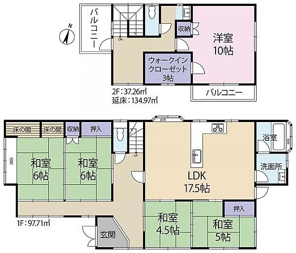 間取りを拡大表示