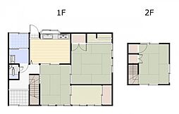 延岡市水尻町 3DKの間取り