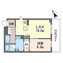 レガリータ 1LDKの間取図画像