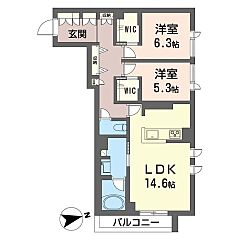 物件の間取り