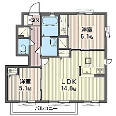 物件の間取り
