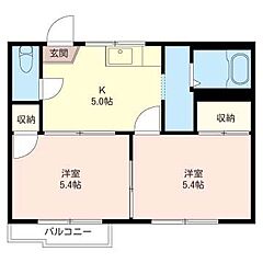 物件の間取り