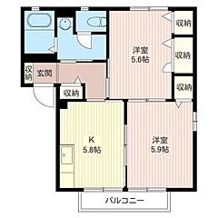 物件の間取り