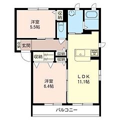 物件の間取り