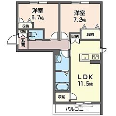 物件の間取り