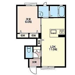 間取図画像 1LDK