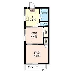 ジュネス永福 2Kの間取図画像