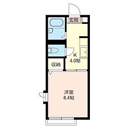 Ｍａｉｓｏｎ　Ｎｏｂｌｅ 1階1Kの間取り