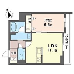 間取図画像 1LDK