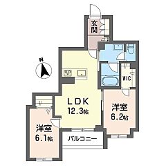 物件の間取り