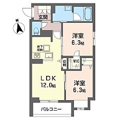 物件の間取り