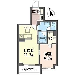フィローザ池袋 1LDKの間取図画像