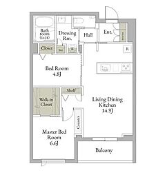 花筏 2LDKの間取図画像