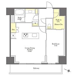 間取図画像 1LDK