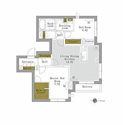 y'svilla3 2LDKの間取図画像